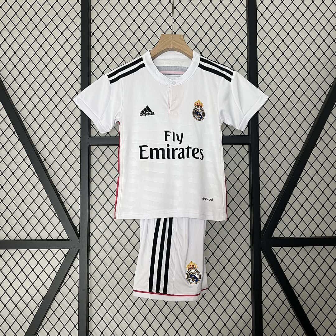 14-15 Real Madrid Kids Retro Home Kit