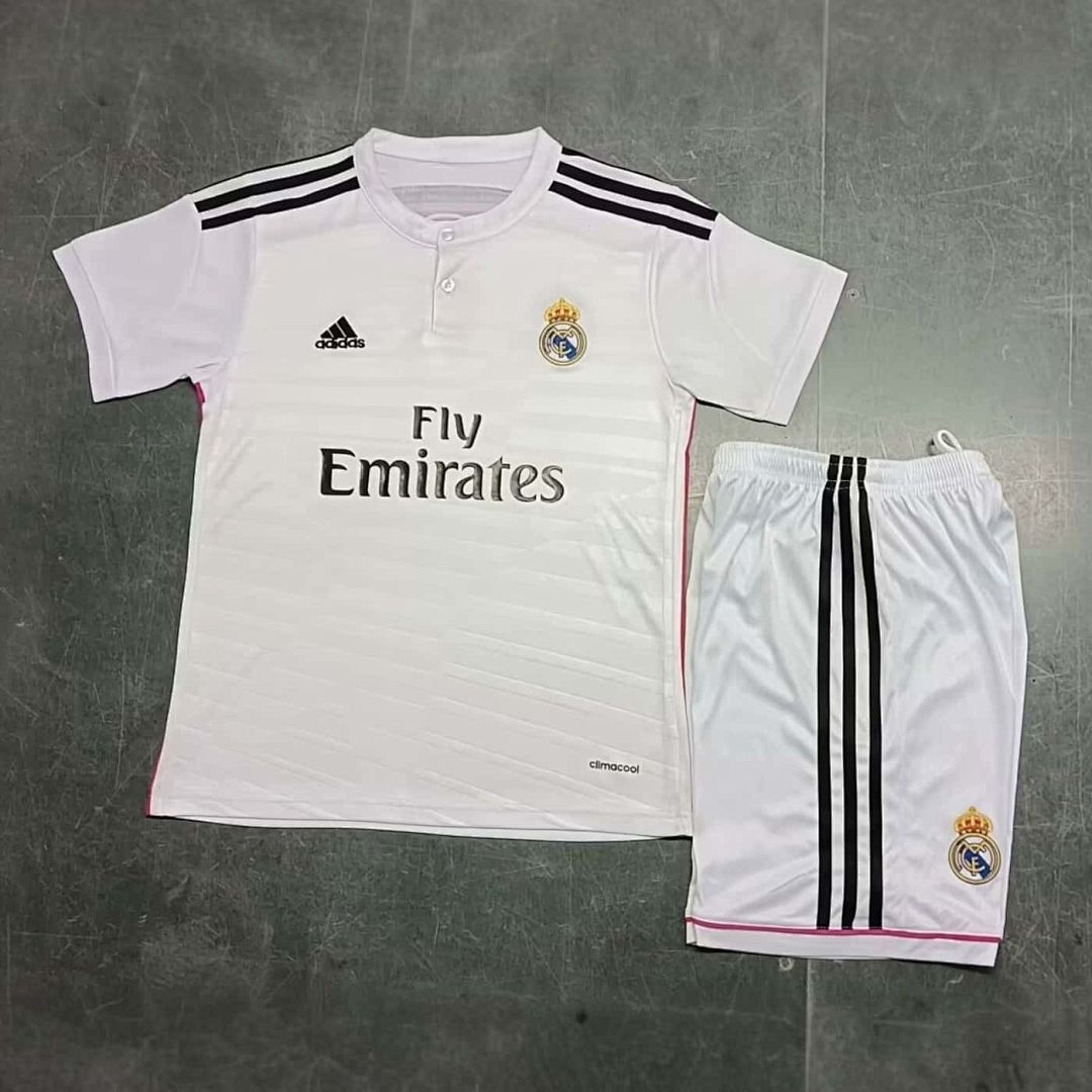 14-15 Real Madrid Kids Retro Home Kit 10