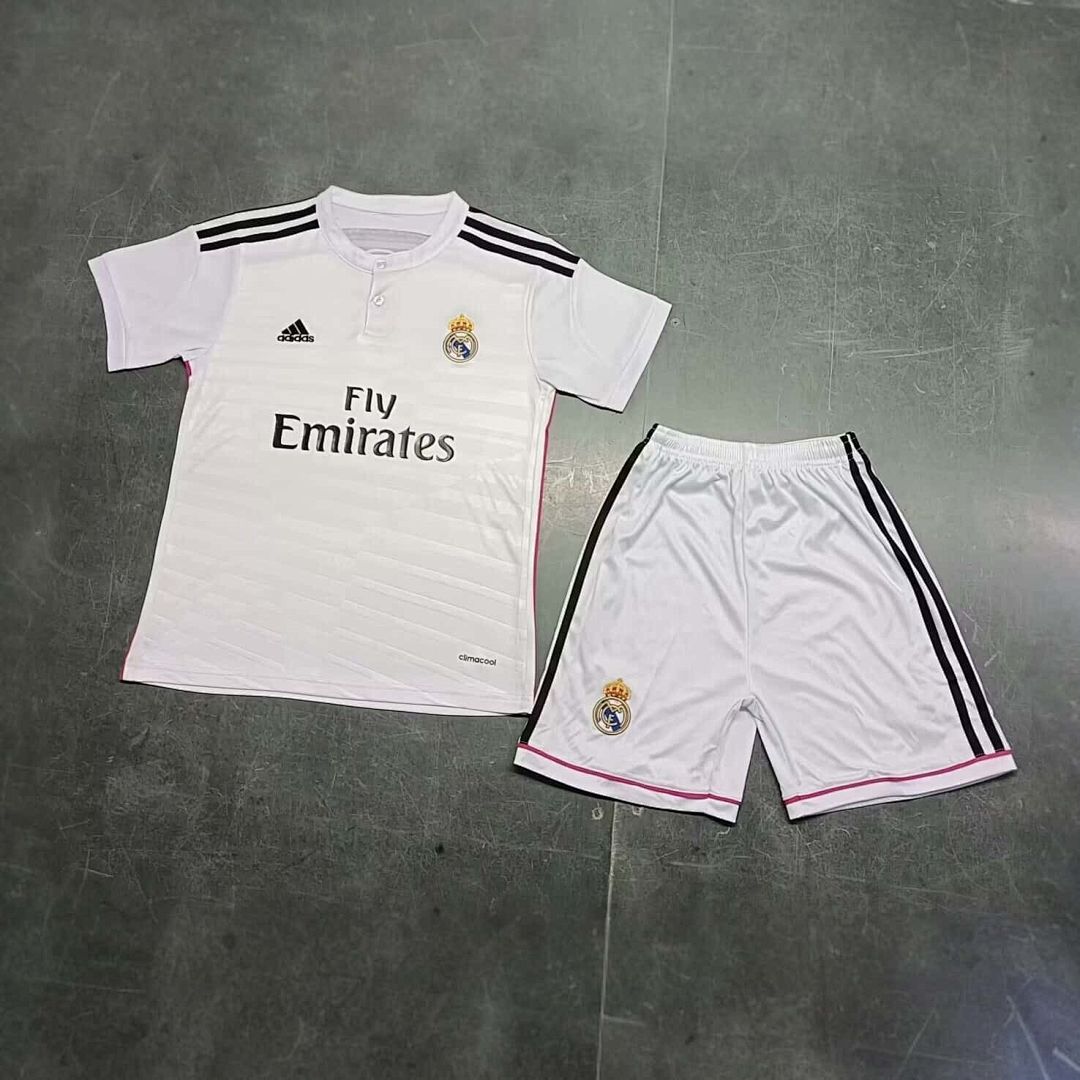 14-15 Real Madrid Kids Retro Home Kit 11