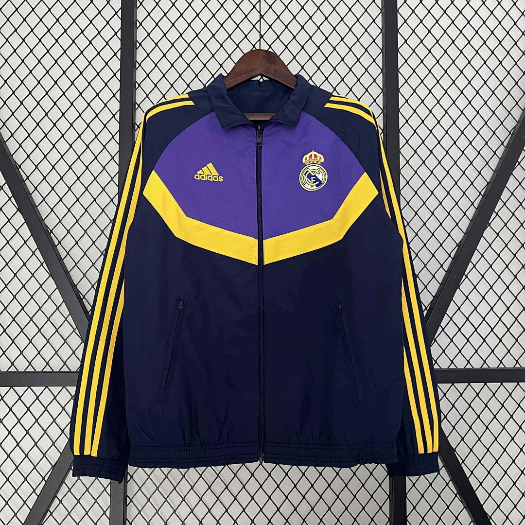 23-24 Barcelona Reversible Windbreaker purple&amp;Navy Special Edition Style Double-Sides Jacket 5