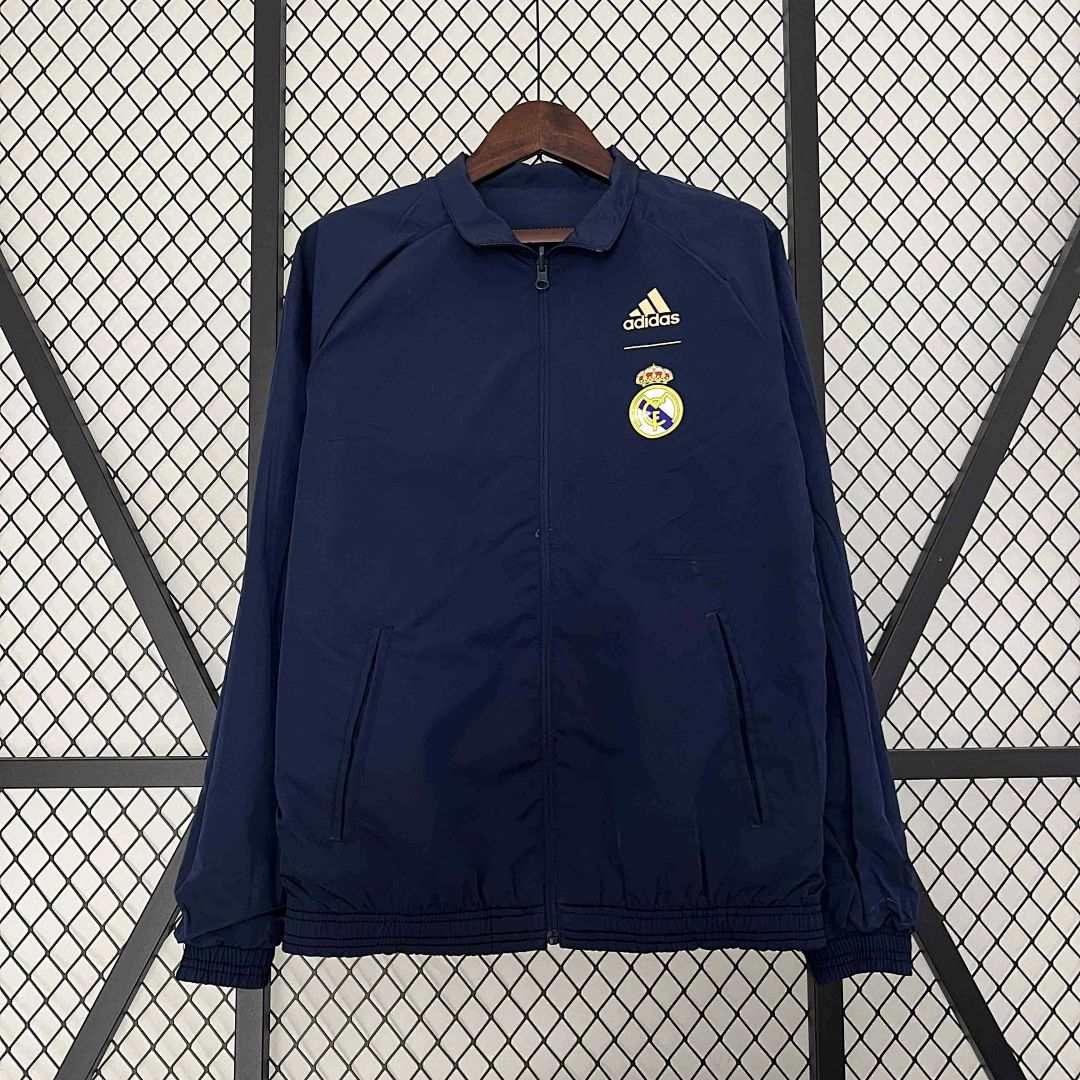 23-24 Barcelona Reversible Windbreaker purple&amp;Navy Special Edition Style Double-Sides Jacket 6