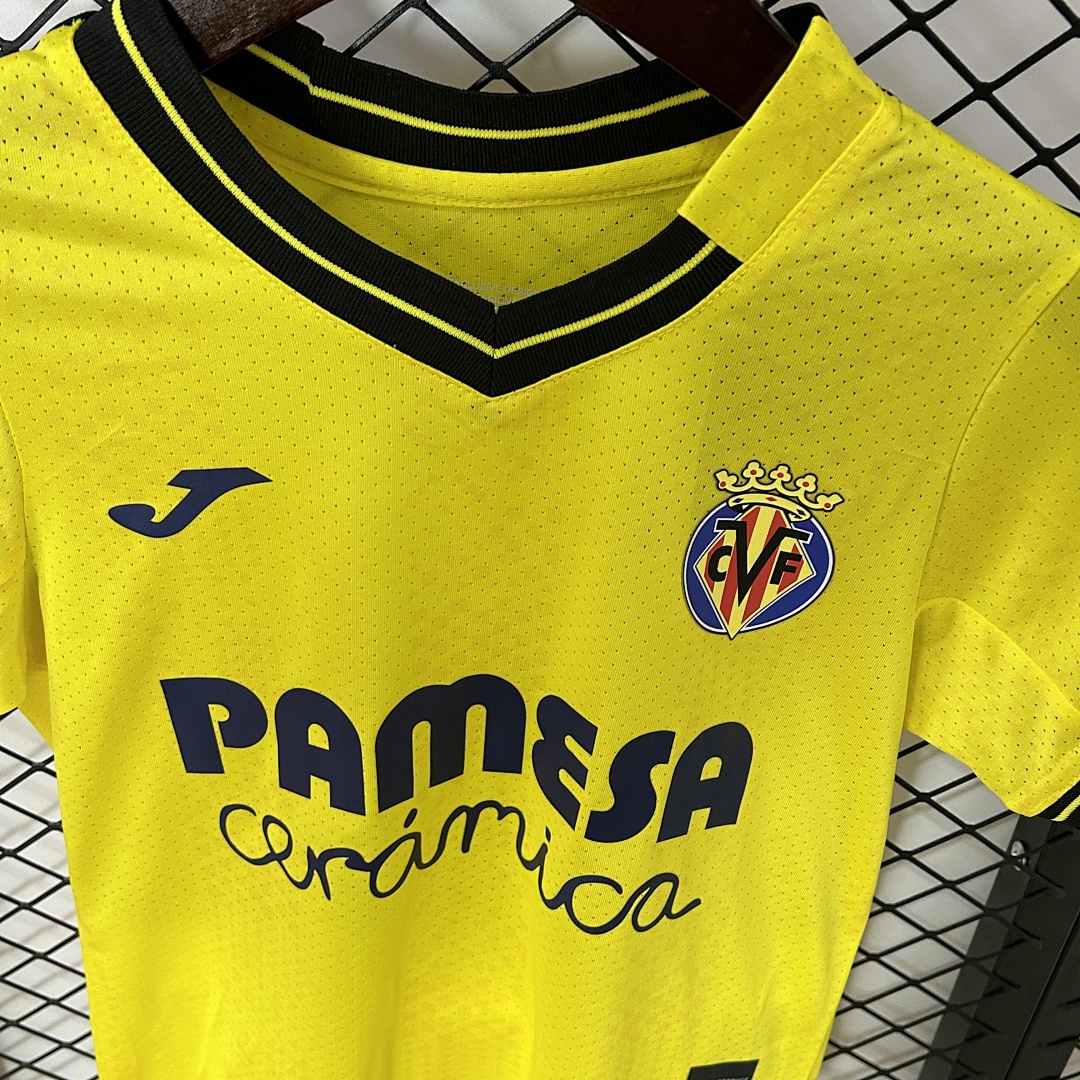 24_25 Kids Villarreal Home Sizes 16-28 3