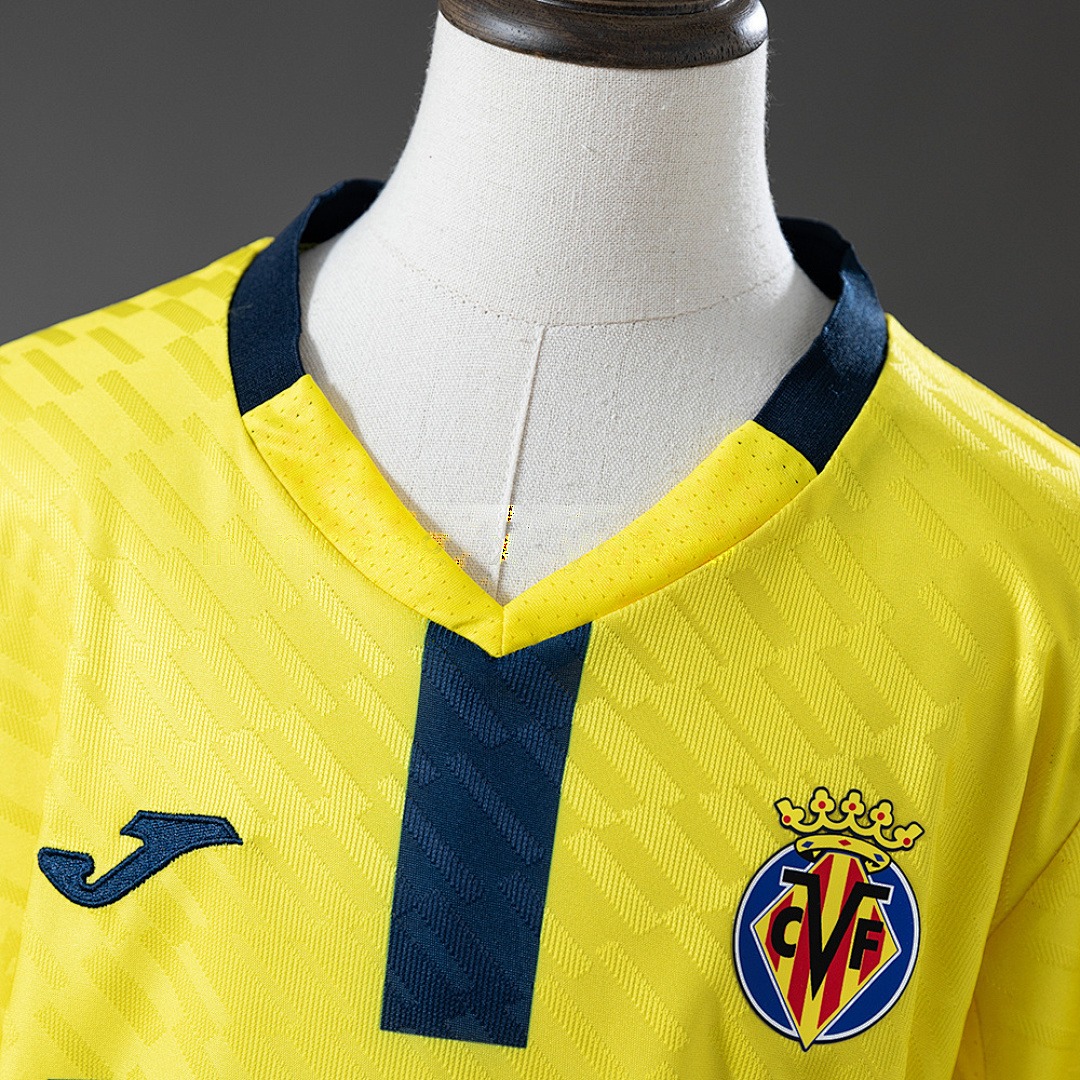 Villarreal 25_26 Home Kids Kit Jersey Size 16-28 9