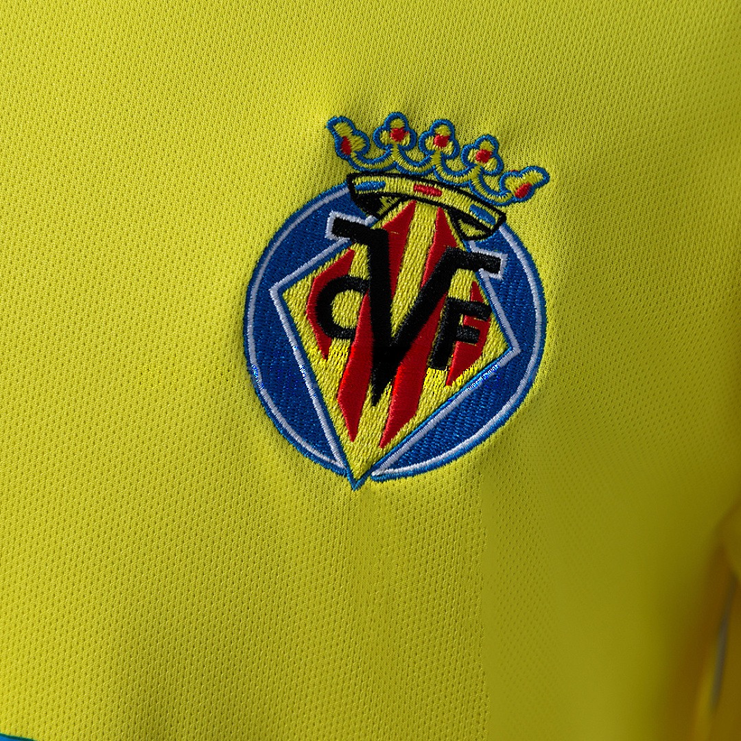Villarreal 08_09 Home Long-Sleeve Retro Jersey S-XXL 6