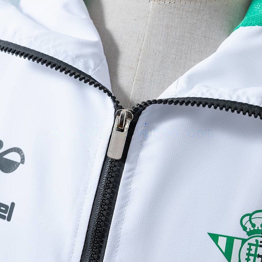 Real Betis Windbreaker - Fern Green &amp; White &amp; Black S-XXL 5