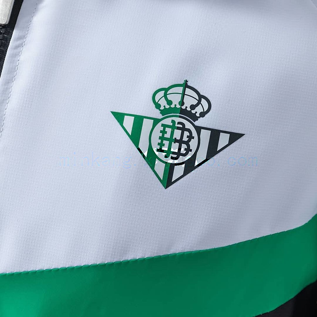 Real Betis Windbreaker - Fern Green &amp; White &amp; Black S-XXL 7