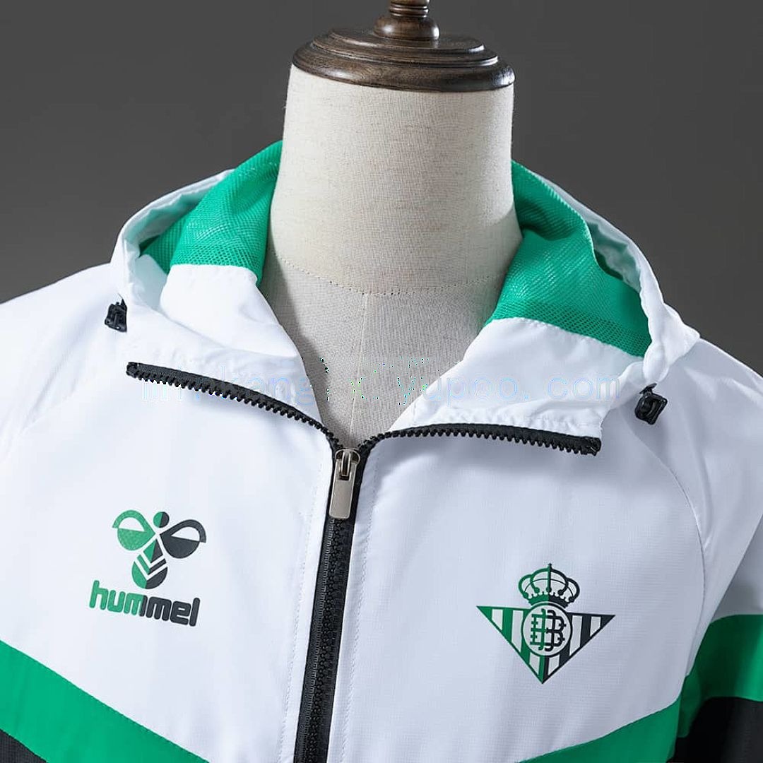 Real Betis Windbreaker - Fern Green &amp; White &amp; Black S-XXL 8