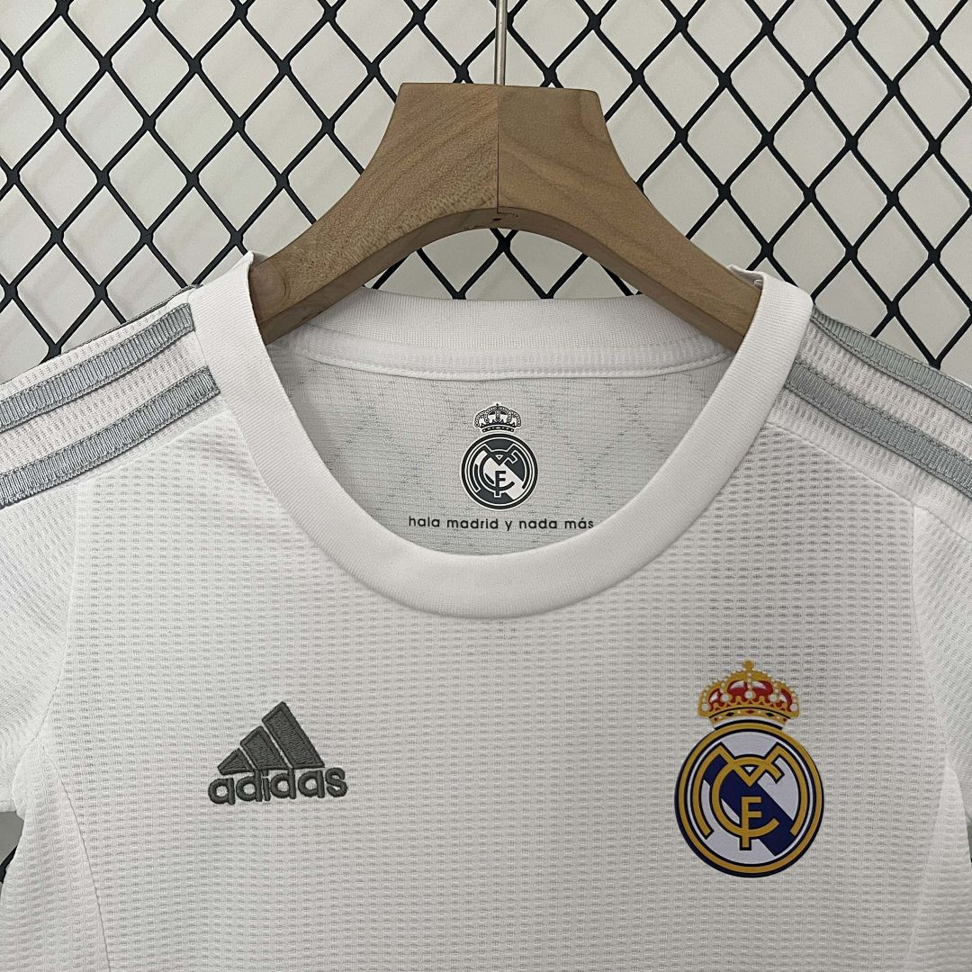 15-16 Real Madrid Home Retro Kids Kits Children Sets 10