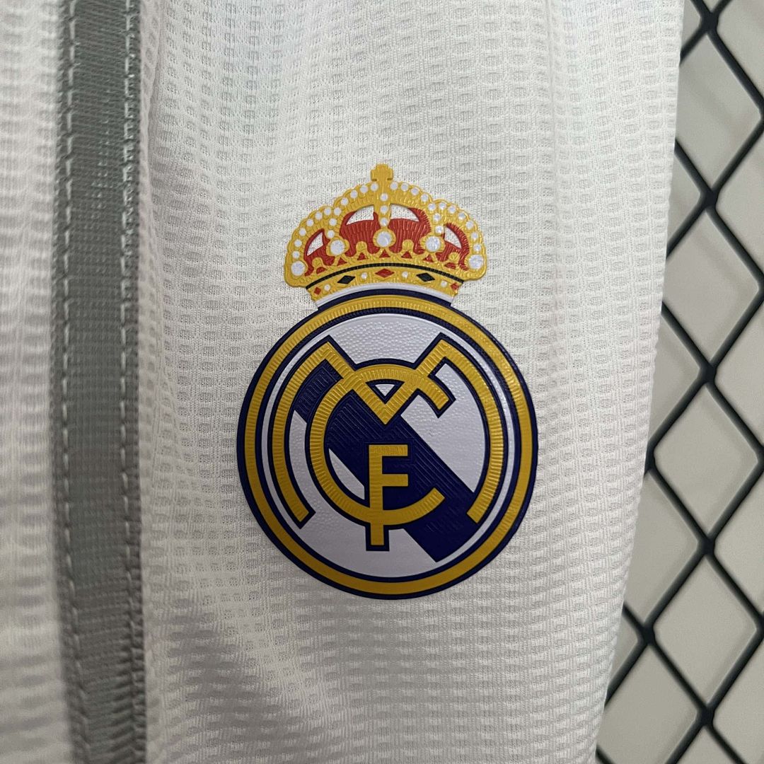15-16 Real Madrid Home Retro Kids Kits Children Sets 4