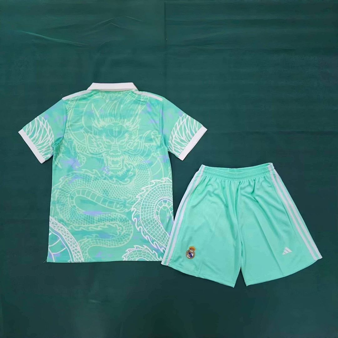 24-25 Real Madrid Specia Edition Kits Dragon Concept Green Suits 2