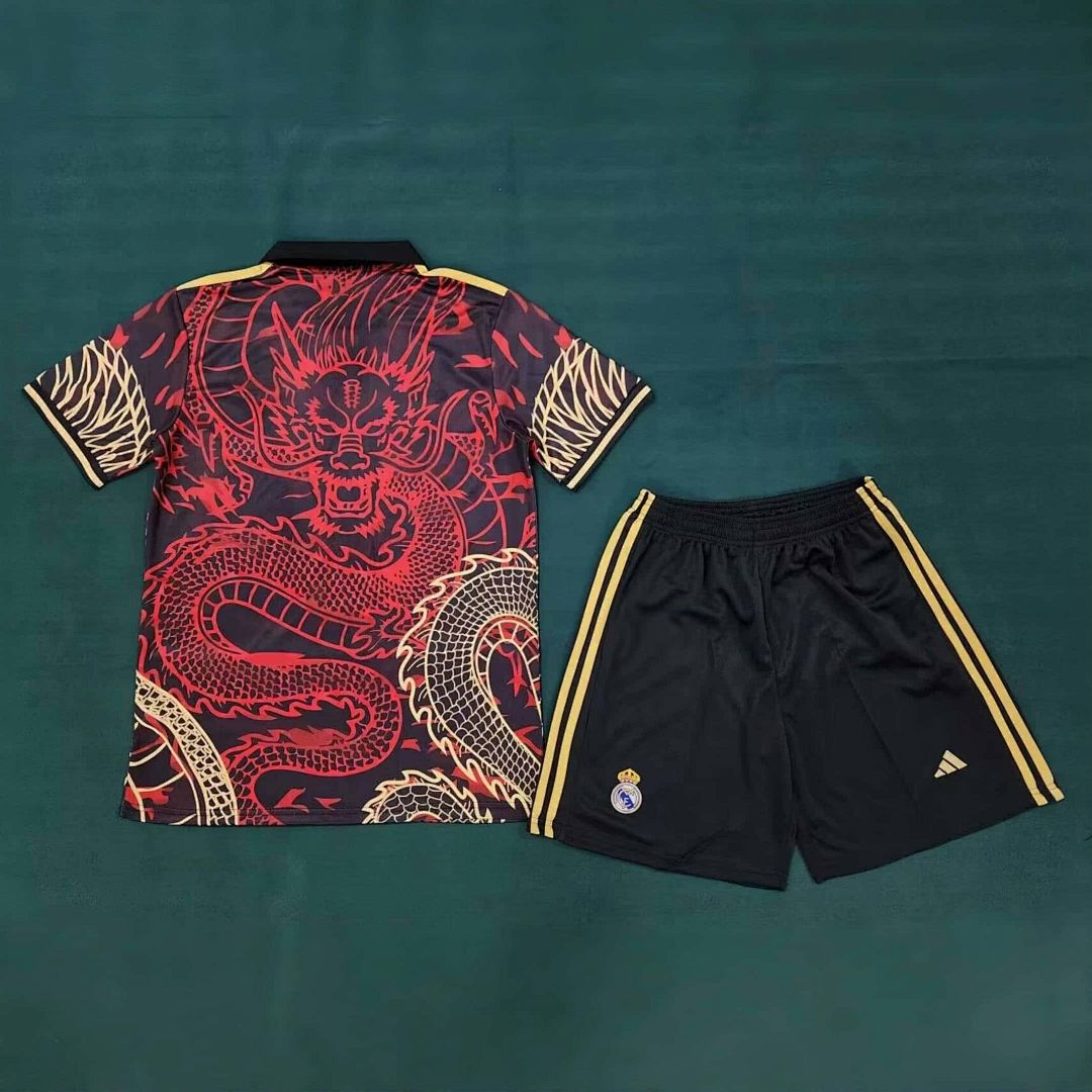 24-25 Real Madrid Specia Edition Kits Dragon Concept Red Suits 2