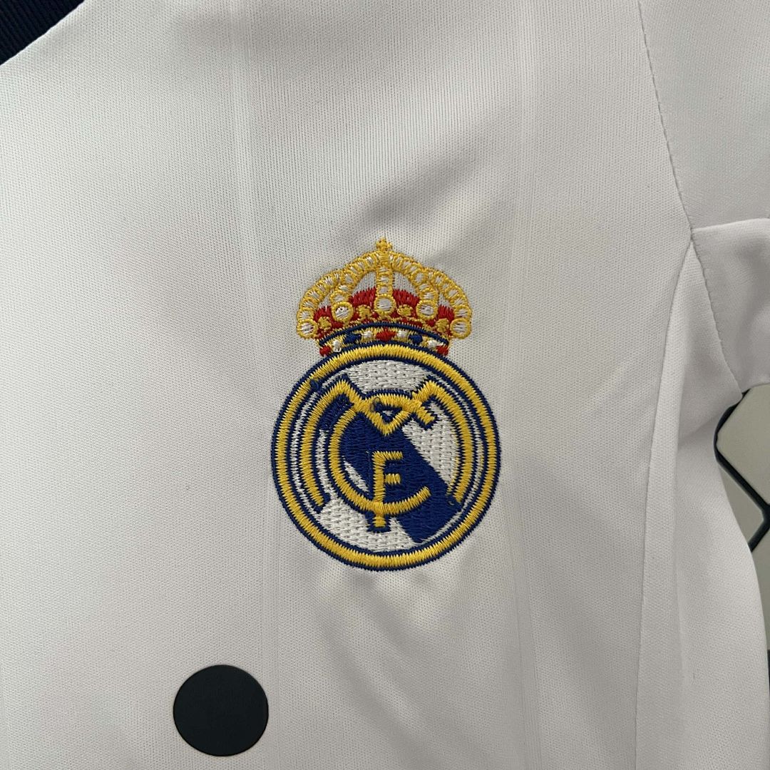 12-13 Real Madrid Home Retro Kid Kits Children Sets 7