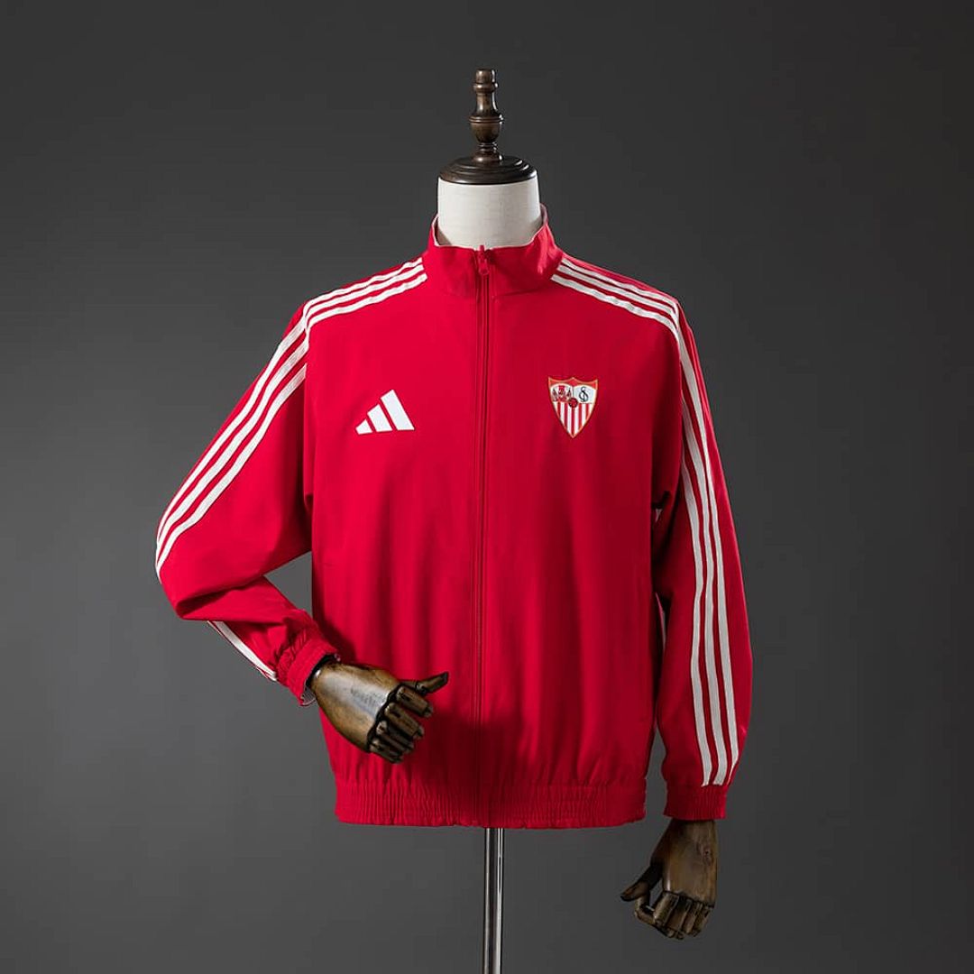 Athletic Bilbao Reversible Jacket Windbreaker - Red &amp; White S-XXL 3