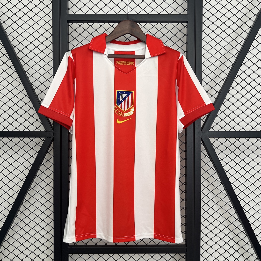 Retro Atletico Madrid 03_04 Centenary Home Stadium S-XXL