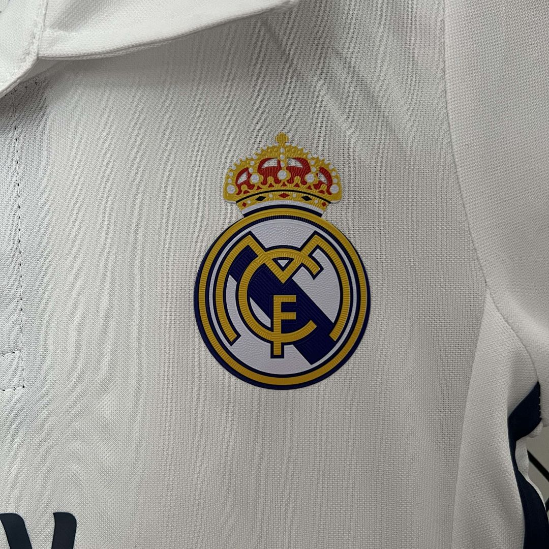16-17 Real Madrid Home Retro Kid Kits Children Sets 7
