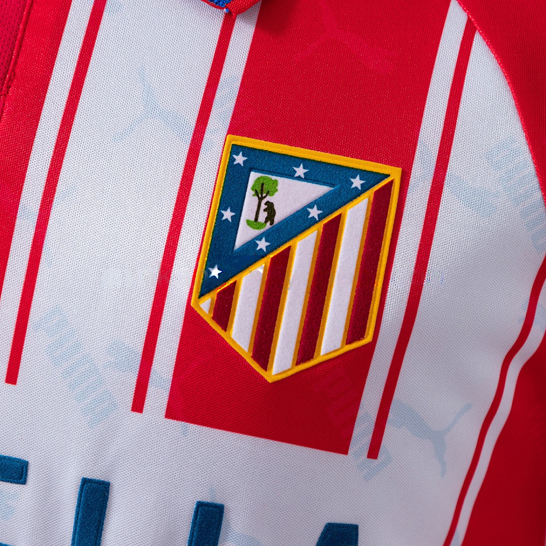 Atletico Madrid 94_95 Home Long Sleeve Retro Jersey S-XXL 4
