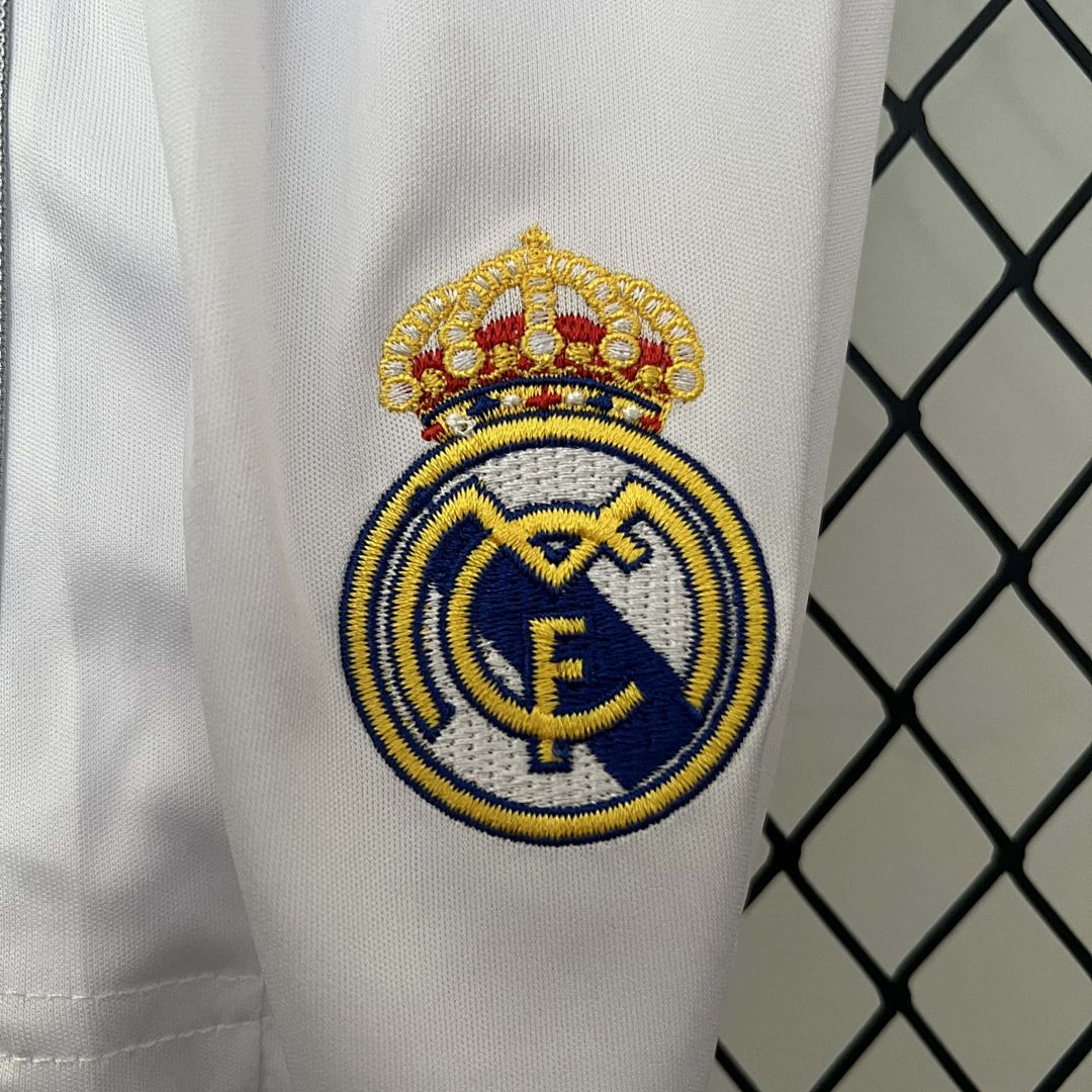 13-14 Real Madrid Home Retro Kid Kits Children Sets 4