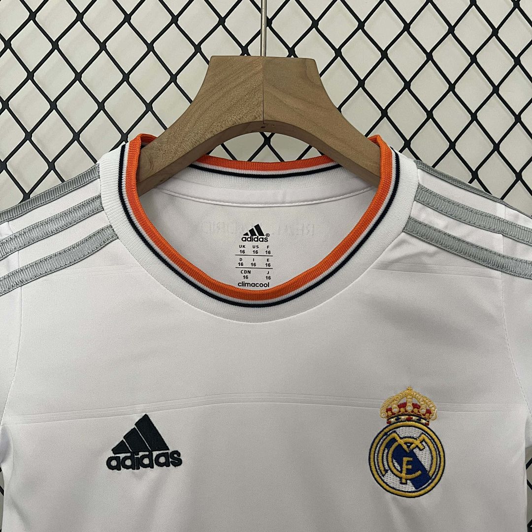 13-14 Real Madrid Home Retro Kid Kits Children Sets 9
