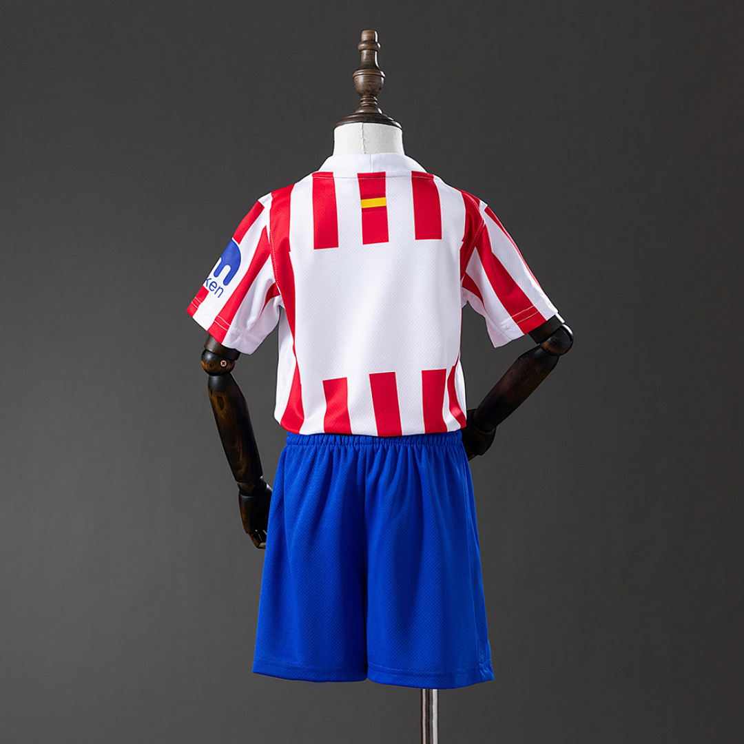 Atletico Madrid 25_26 Home kids kit Jersey SIZE 16-28 11