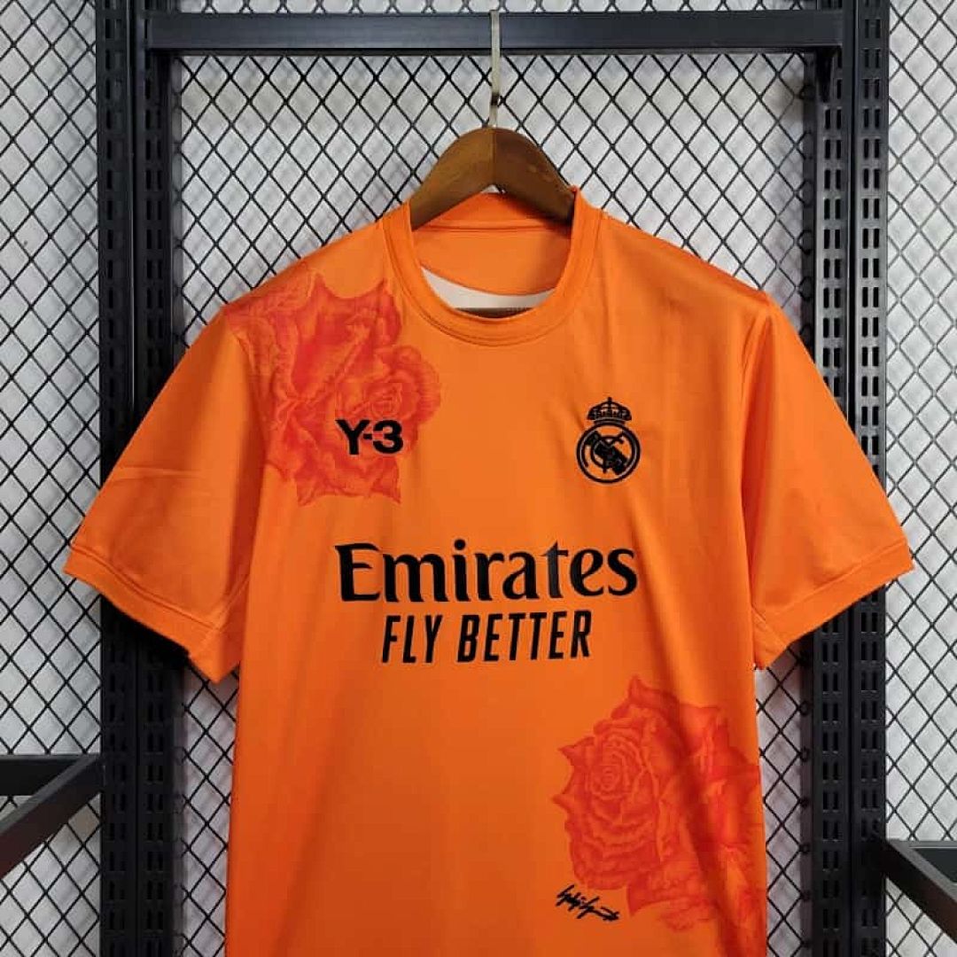 24-25 Real Madrid Y3 Orange Kit 3