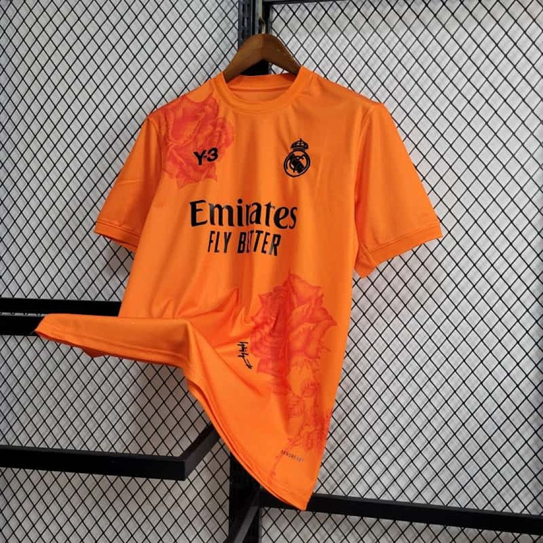 24-25 Real Madrid Y3 Orange Kit 6