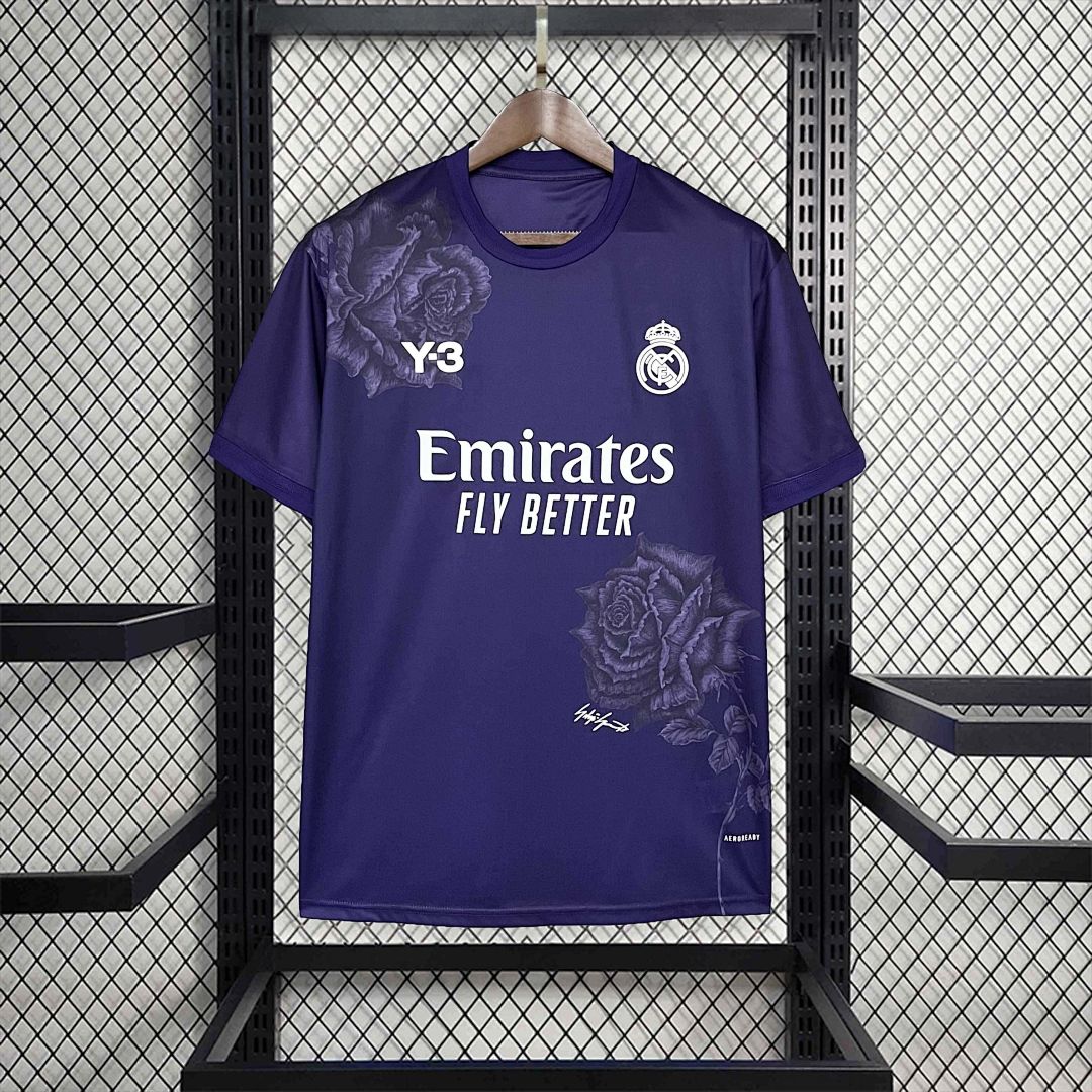 24-25 Real Madrid Y3 Purple Shirt