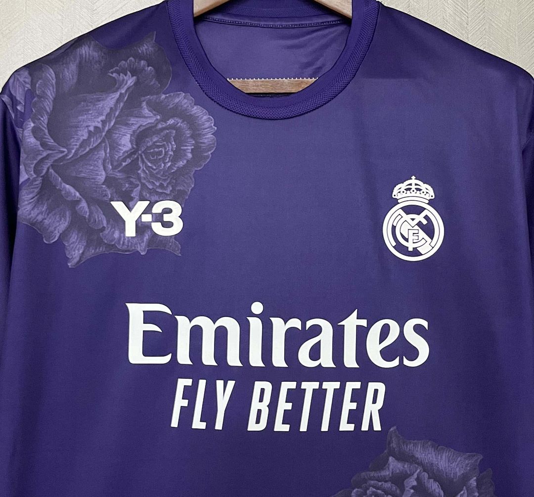 24-25 Real Madrid Y3 Purple Shirt 6