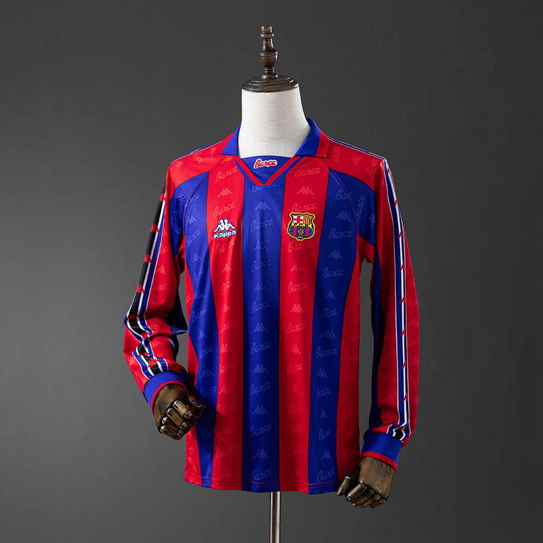 Retro long sleeve Barcelona 96_97 home S-XXL