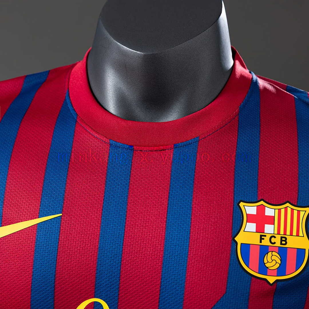 Barcelona 11_12 Home Player Version Retro Jersey S-3XL 7