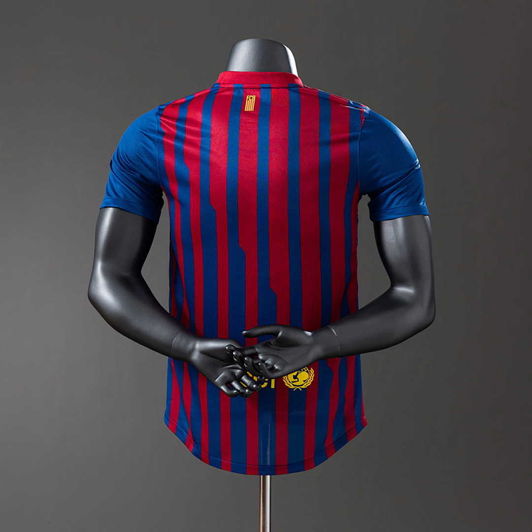 Barcelona 11_12 Home Player Version Retro Jersey S-3XL 8