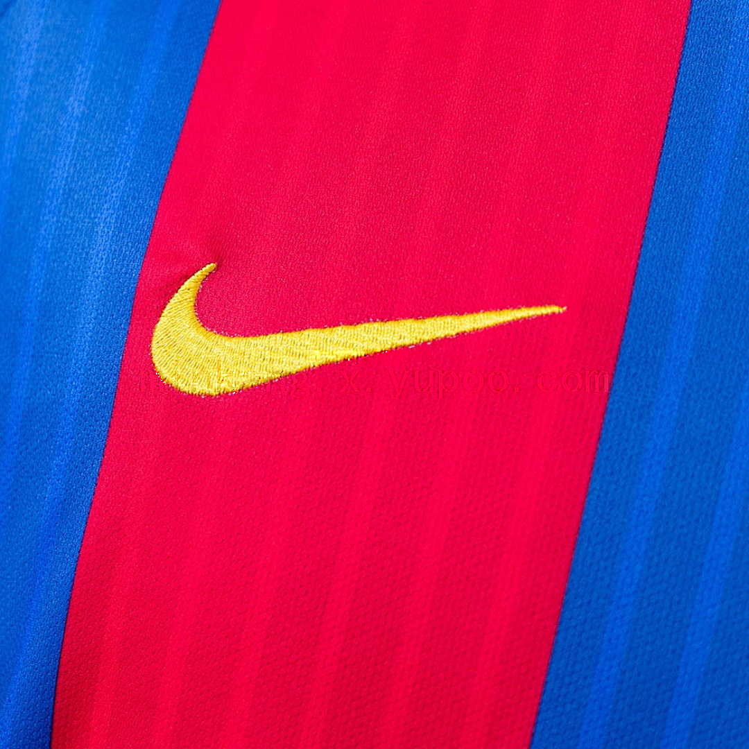 Barcelona 16_17 Home Long Sleeve Retro Jersey S-XXL 4