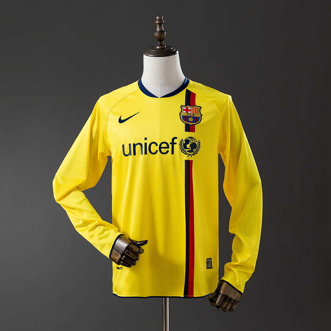 Retro long sleeve Barcelona 08_09 away S-XXL
