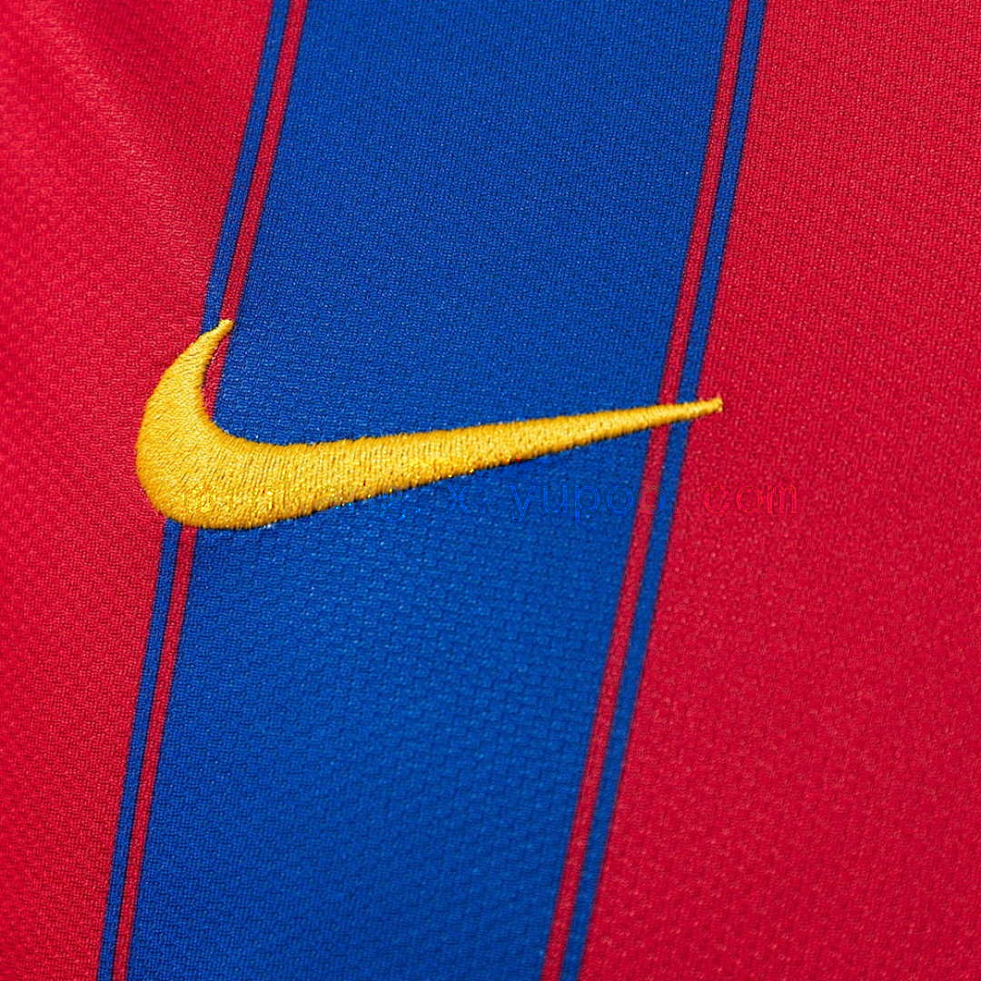 Barcelona 09_10 Home Long Sleeve Retro Jersey S-XXL 4
