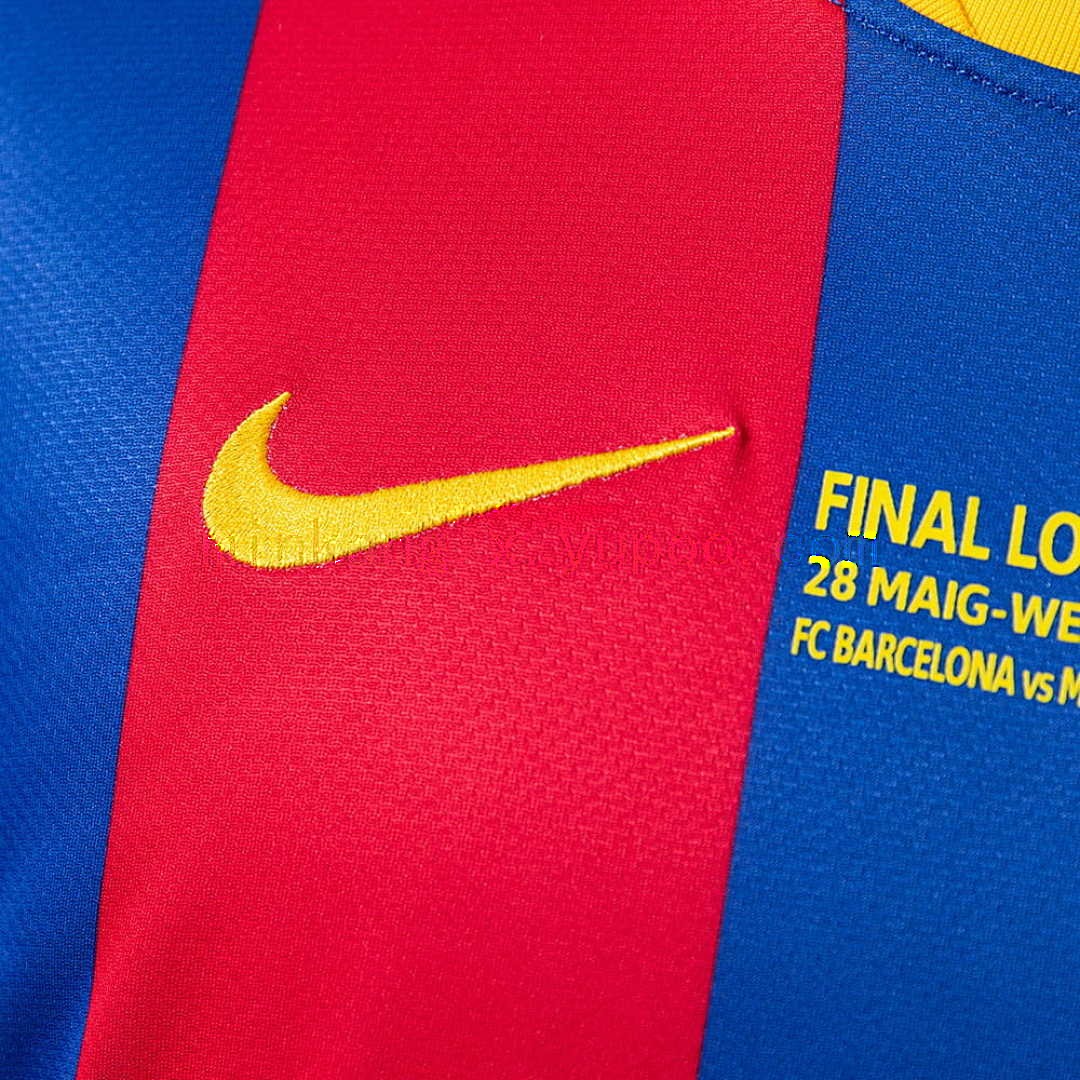 Barcelona 2010_11 Home Champions League Edition Long Sleeve Retro Jersey S-XXL 4
