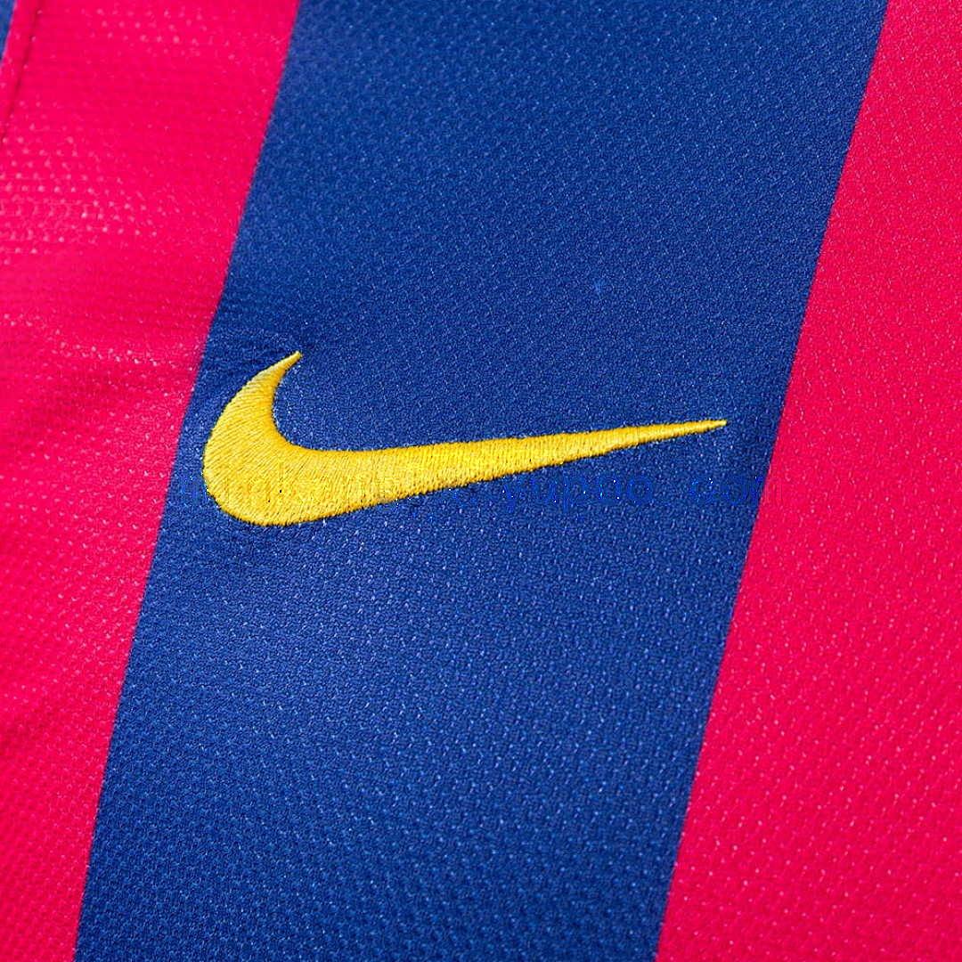 Barcelona 2014_15 Home Long Sleeve Retro Jersey S-XXL 4