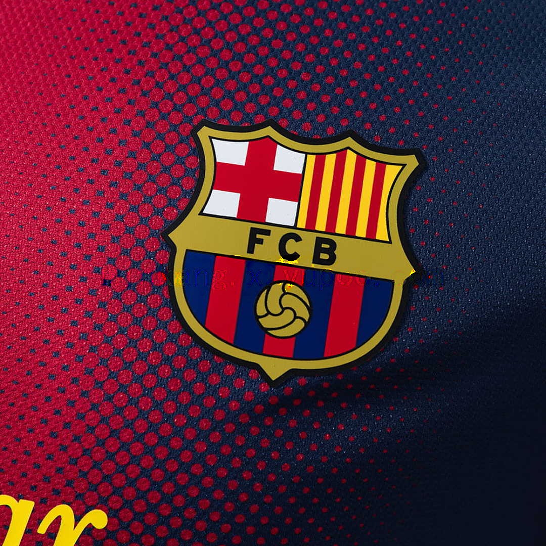 Barcelona 12_13 Home Player Version Retro Jersey S-3XL 5