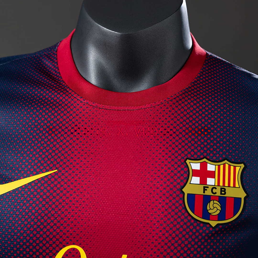 Barcelona 12_13 Home Player Version Retro Jersey S-3XL 7