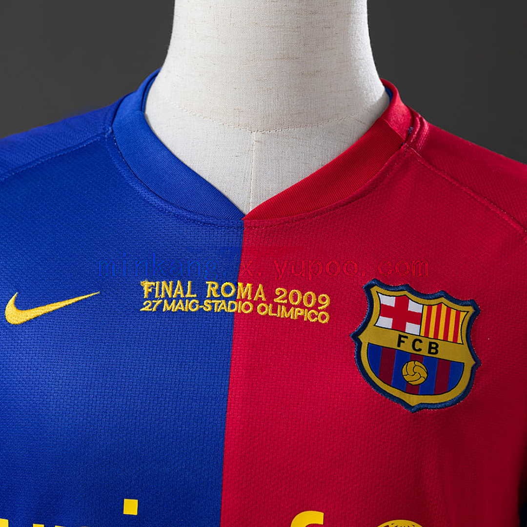 Retro long sleeves Barcelona 08_09 Champions League home S-XXL 6