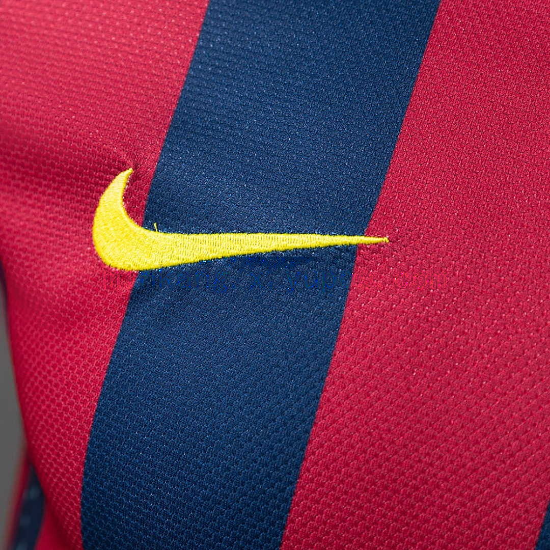 Barcelona 13_14 Home Player Version Retro Jersey S-3XL 4