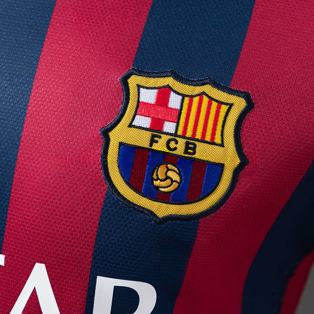 Barcelona 13_14 Home Player Version Retro Jersey S-3XL 5