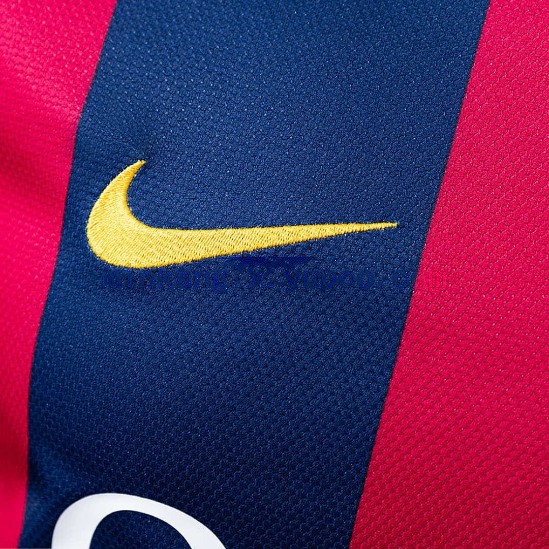 Barcelona 14_15 Home Long Sleeve Player Version Retro Jersey S-3XL 4