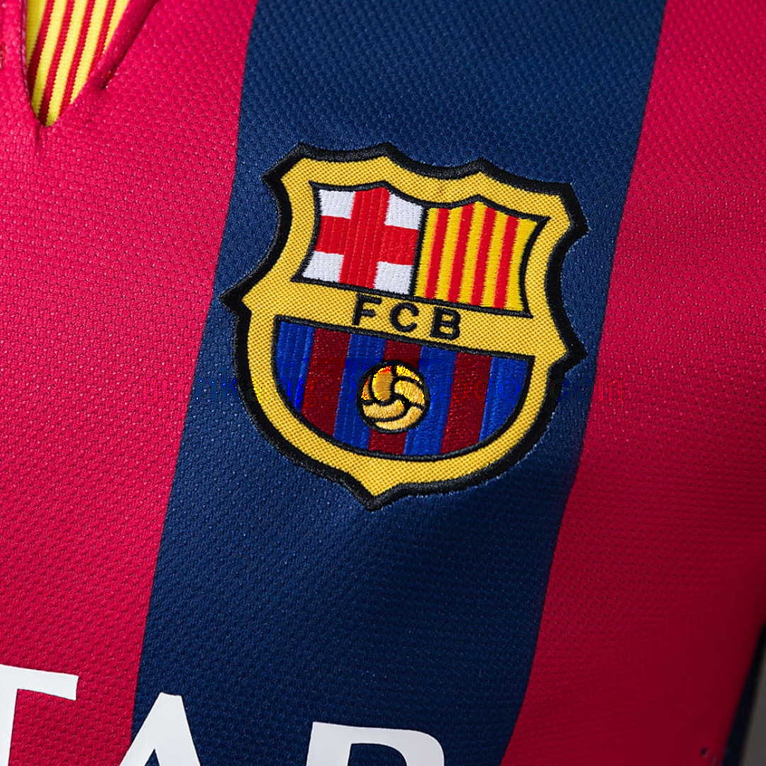 Barcelona 14_15 Home Player Version Retro Jersey S-3XL 5