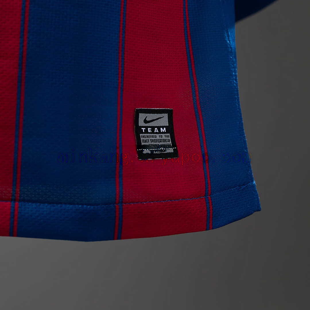 Barcelona 09_10 Home Long Sleeve Player Version Retro Jersey S-3XL 3