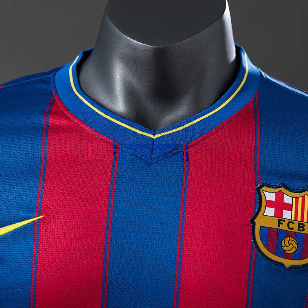 Barcelona 09_10 Home Long Sleeve Player Version Retro Jersey S-3XL 7