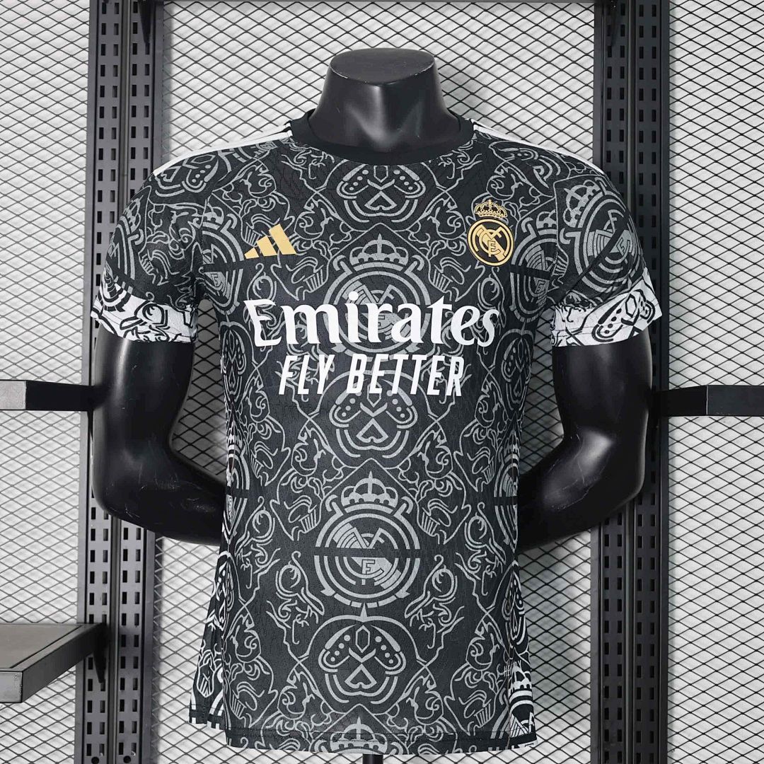 23-24 Real Madrid Special Edition Black Player Version Concept Kit