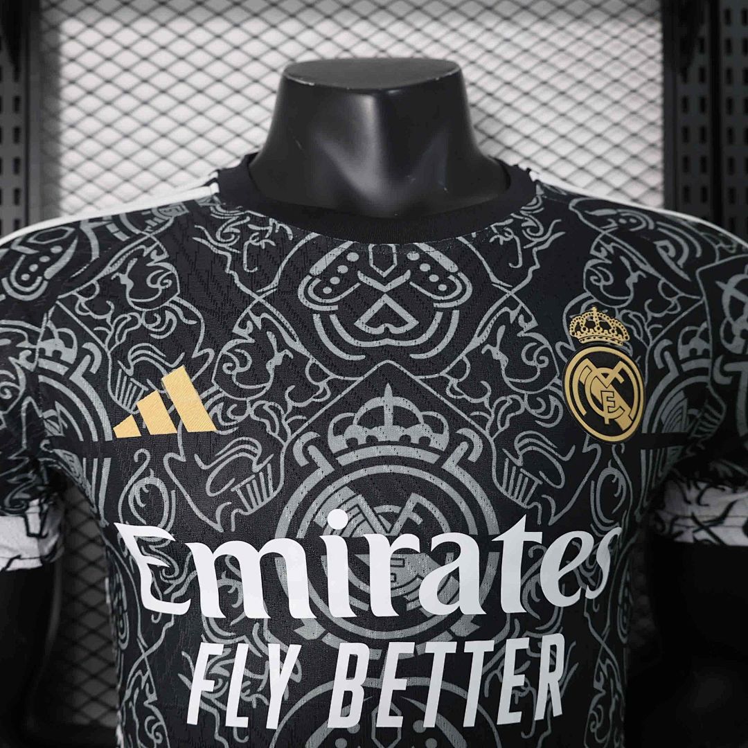 23-24 Real Madrid Special Edition Black Player Version Concept Kit 6
