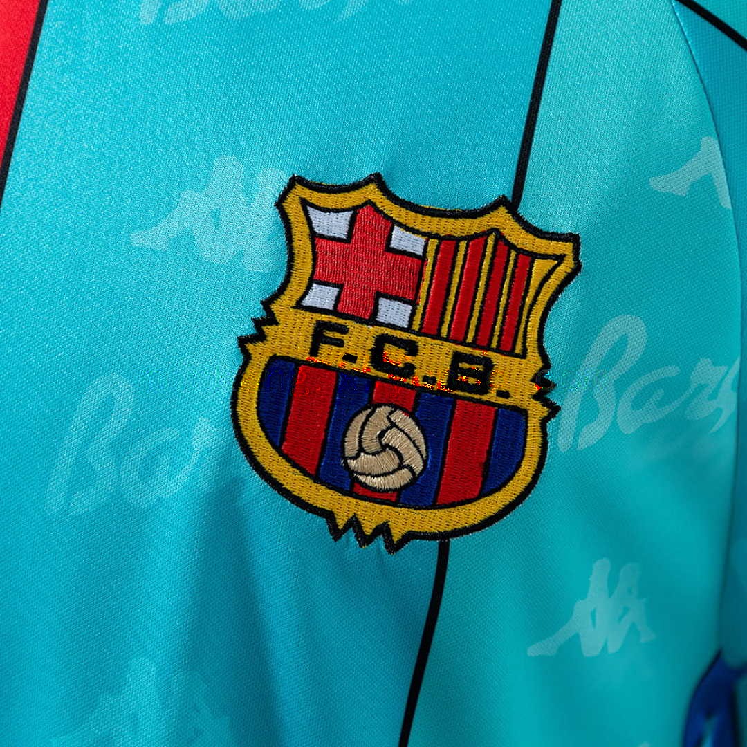 Barcelona 95_97 Away Long Sleeve Retro Jersey S-XXL 4