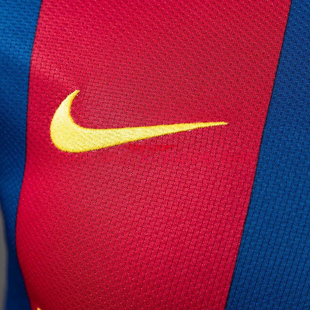Barcelona 10_11 Home Long Sleeve Player Version Retro Jersey S-3XL 4