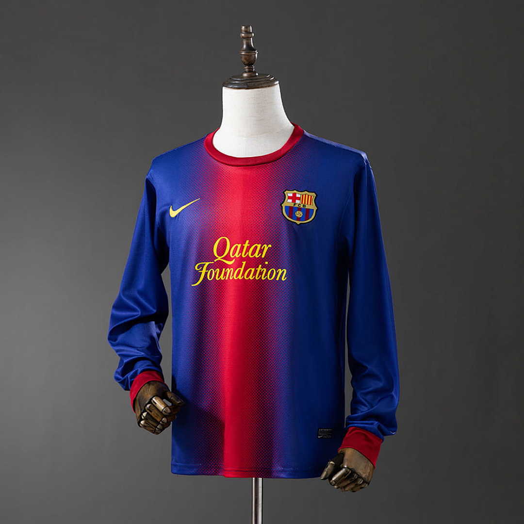 Retro long sleeve Barcelona 12_13 home S-XXL