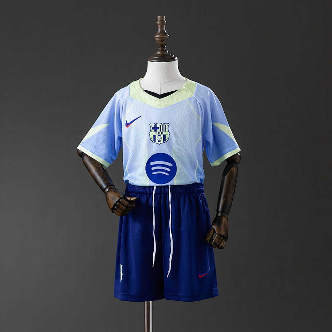 Barcelona 25_26 Concept Edition - Green kids kit Jersey SIZE 16-28
